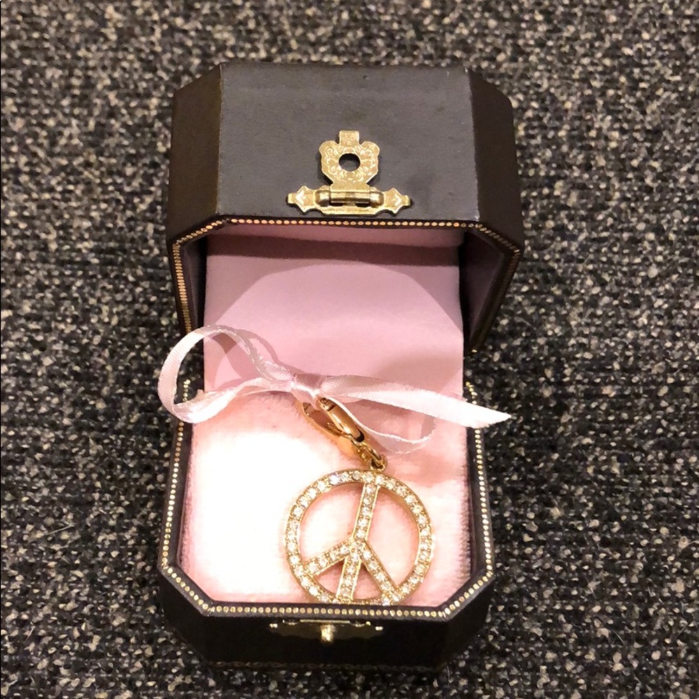 Juicy Couture- Peace Sign Charm
